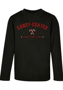 Футболка F4NT4STIC Longsleeve Weihnachten Candy Coated Christmas, черный