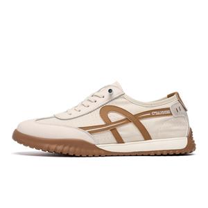 C°BANNER Низкие повседневные туфли мужские, белые, абрикосовые