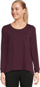 Футболка PACT Luxe Stretch Jersey Swing Long Sleeve Tee, цвет Berry Jam