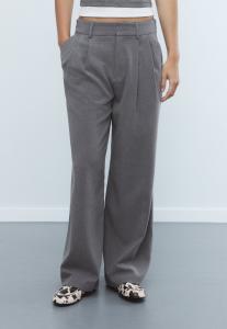 Брюки Stradivarius SUPER WIDE ADJUSTABLE , Dark Grey
