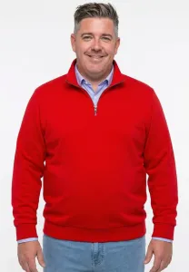 Толстовка с воротником-стойкой на молнии до середины груди Boston Park, Salsa