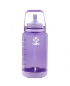 Мотивационная бутылка Tritan объемом 2 л Takeya, фиолетовый