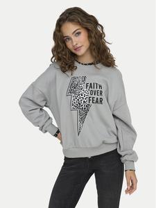 Толстовка обычного кроя Runa 15313683 Only, серый