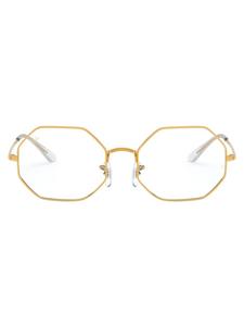Очки в шестиугольной оправе Ray-Ban, золотой
