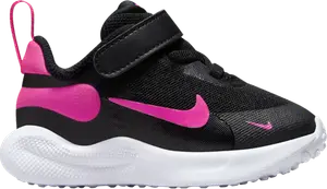 Кроссовки Revolution 7 TD 'Black Hyper Pink', черный