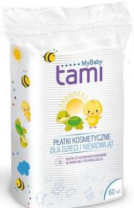 Ecowipes Tami MyBaby, Ватные диски Ecowipes Tami MyBaby для детей и младенцев, 60 шт