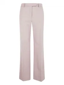 Шерстяные брюки с карманами на пуговицах Seventy, розовый