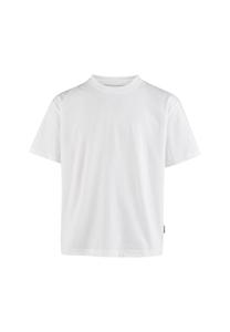 Рубашка Cleptomanicx Boxy Tee Ligull Boxy Crop, белый