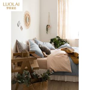 LUOLAI HOME Комплект постельного белья 1,5 м, 4 предмета, простыня