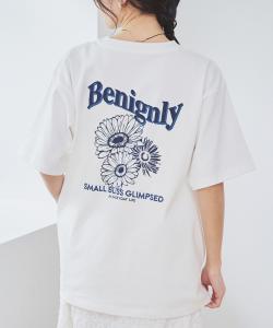 Футболка с цветочным мотивом на спине Coen, цвет Off White