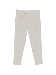 Плиссированные брюки Pt Torino, серый