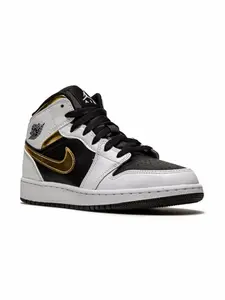 Кроссовки Air Jordan 1 Mid Jordan Kids, белый