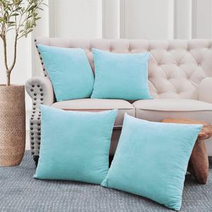 Home Soft Things Декоративные чехлы для подушек Home Soft Things Supersoft плюшевые однотонные квадратные Limpet Shell
