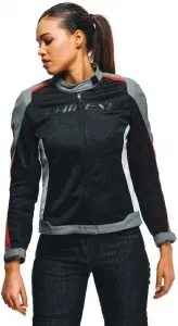 Женская летняя мотоциклетная куртка Dainese Hydraflux 2 Air Lady D-dry со съемной водонепроницаемой подкладкой (1 шт.), Black/Charcoal-Grey/Lava Red