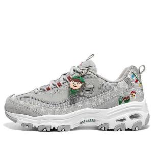 Кроссовки d'lites 1.0 'christmas edition - grey multicolor' Skechers, серый