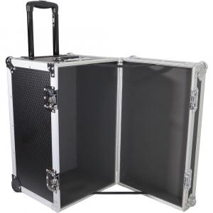 Чемодан ProX Roll-Away с выдвижной ручкой и низкопрофильными утопленными колесами (черный)