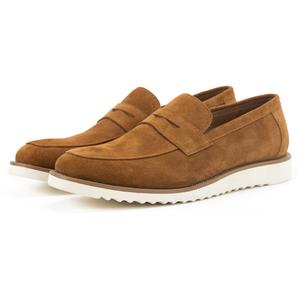 ZUOSAISI Лоферы мужские коричневые