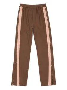 Спортивные брюки на молнии Acne Studios, коричневый
