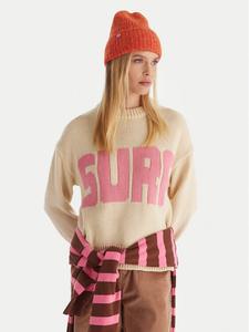 Свитер regular fit Exploring Heart ERJSW03674 Roxy, бежевый