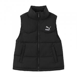 PUMA Пуховик Sportstyle Series воротник стойка Down Vest черный Kids'