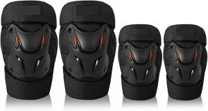 Защитная экипировка для мотоциклистов: наколенники и налокотники для скейтбординга, защита голени для мотокросса, 4 шт HGTRH, D