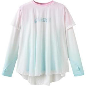 Футболка для подростков ASICS, синий/зеленый