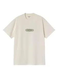 Хлопковая футболка Carhartt Wip, бежевый