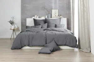 Наволочки Primera "Наволочки "Stone Washed", Primera (2 шт.)", (2 шт.), с имитацией камня 40х40 см, цвет anthrazit