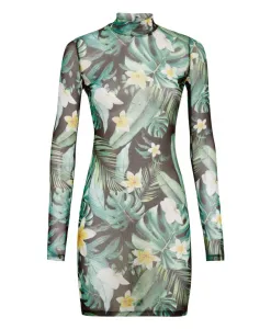 Мини-Платье в гавайском стиле Philipp Plein, зеленый