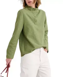 Женская толстовка "Последняя лодка" Seasalt Cornwall, зеленый