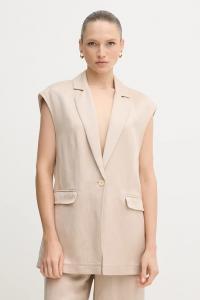 Жилет с добавлением льна Marc Aurel, бежевый