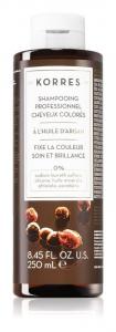 Korres Argan Oil очищающий шампунь для окрашенных волос 250мл Inna Marka