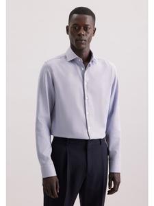 Деловая рубашка узкого кроя красного цвета Seidensticker