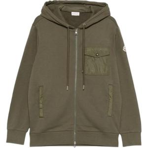 Толстовка с застежкой-молнией Moncler, зеленый