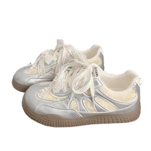 GULIA Кроссовки женские низкие повседневные Space Silver, цвет Space Silver