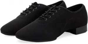 Мужские танцевальные туфли HIPPOSEUS на шнуровке для бальных танцев с раздельной подошвой для латинских и сальса танцев, низкий каблук, модель KCBD