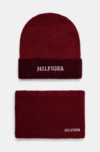 Комплект детской шапки и утеплителя Tommy Hilfiger, красный