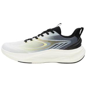 QIAODAN Износостойкие влагоотводящие низкие кроссовки для бега, мужские, белые, зеленые