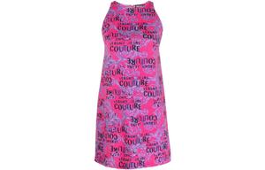 Женское платье без рукавов SS23 VERSACE JEANS COUTURE, розовый