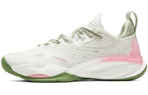 Баскетбольные кроссовки Sonic Boom 3.0 мужские низкие бежевые/зеленые Peak