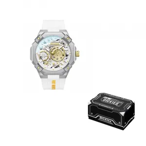 Dickies Часы Wrist Watch Quartz Movement Silicone Strap White Dial Men's Watch, 240U60LYXCL-575P7-7GSY White Dial