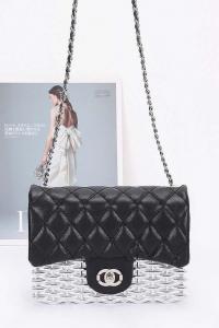 Металлическая акриловая сумка с клапаном FASHNZFAB, серебряный