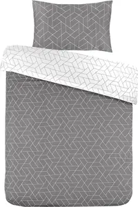 Постельное белье Florence 100-NL Серое 140 см x 240 см / 60 см x 70 см Kayoom GmbH