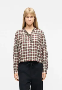 Блузка с оборками и пуговицами Gap, Family Plaid