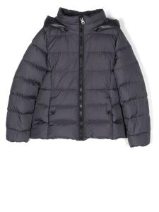 Herno пуховик с капюшоном, синий