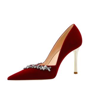 Li Ke Женские красные туфли на каблуке 8 см, цвет Red 8CM Heel Height