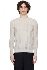 Серый формальный свитер OUR LEGACY