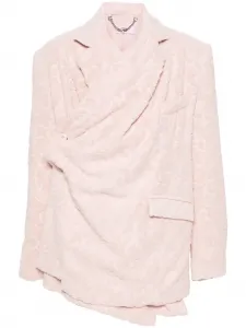 Махровый пиджак с запахом Martine Rose, розовый