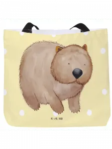 Шоппер Mr. & Mrs. Panda, желтый пастельный