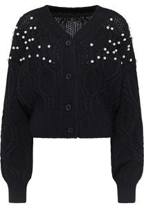 Вязаный кардиган faina, черный
